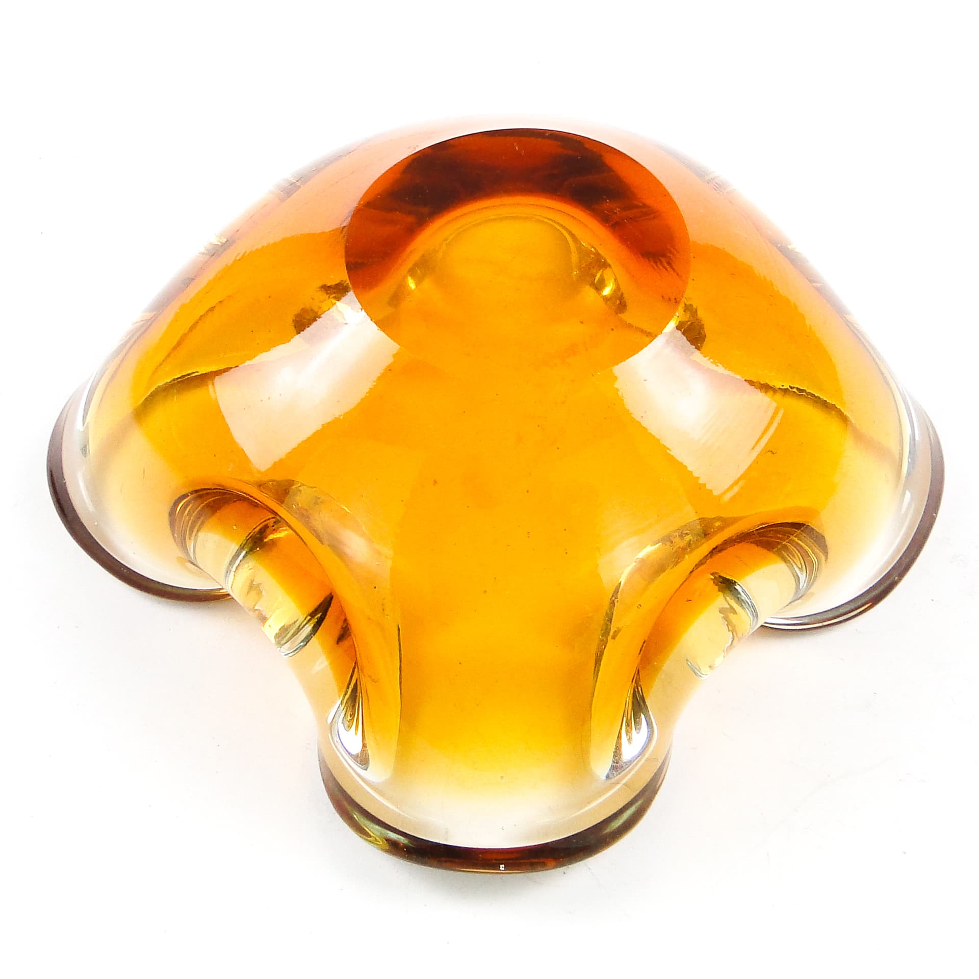 Sommerso desk organizer, Murano glass, Italy, 1950s. - 105149