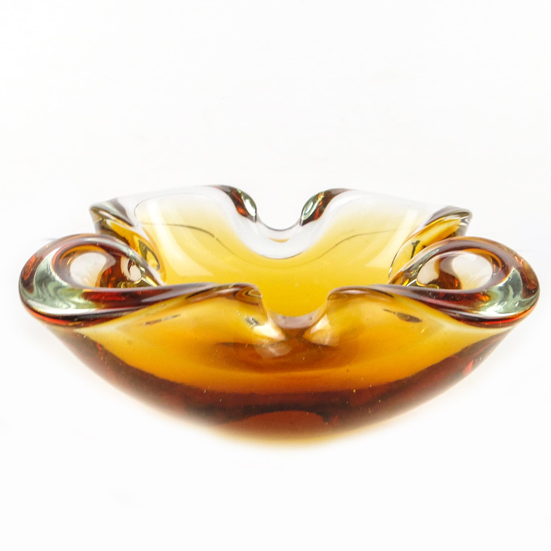 Sommerso desk organizer, Murano glass, Italy, 1950s. - 105148