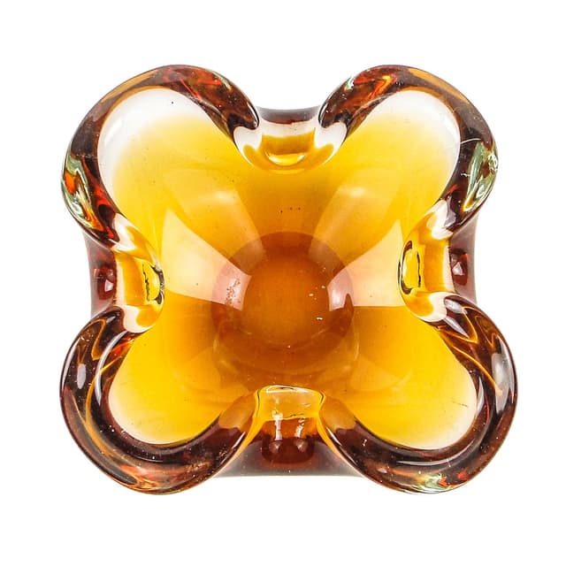 Sommerso desk organizer, Murano glass, Italy, 1950s. - DIMENSION