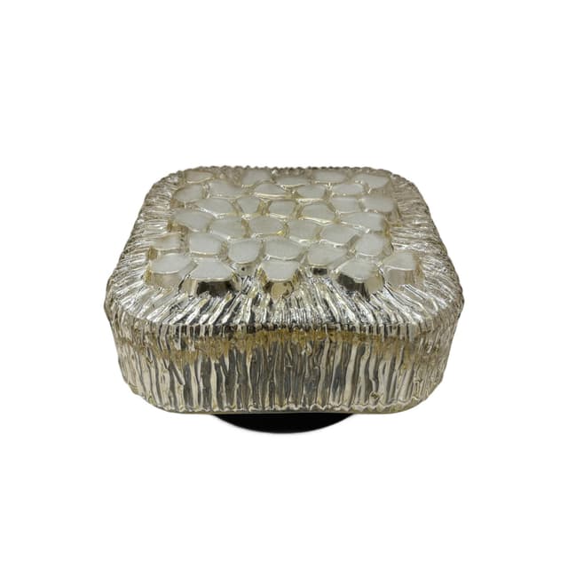 Plafon, transparentny, szkło, Dania, lata 70. - WYMIARY