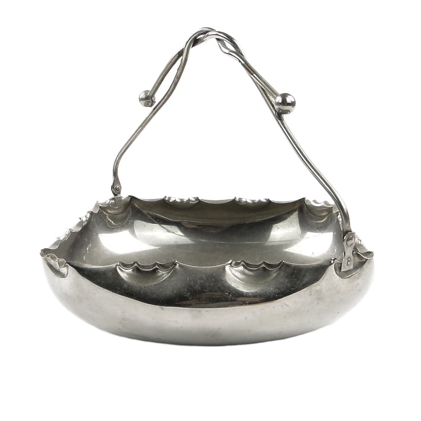 Fruit basket, Art Nouveau, Kaiser, Germany, early 20th c.