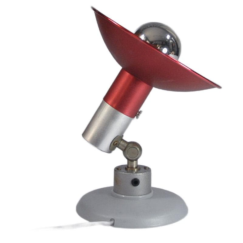 Czerwony kinkiet reflektorowy, Erco, Niemcy, lata 60. - 7419