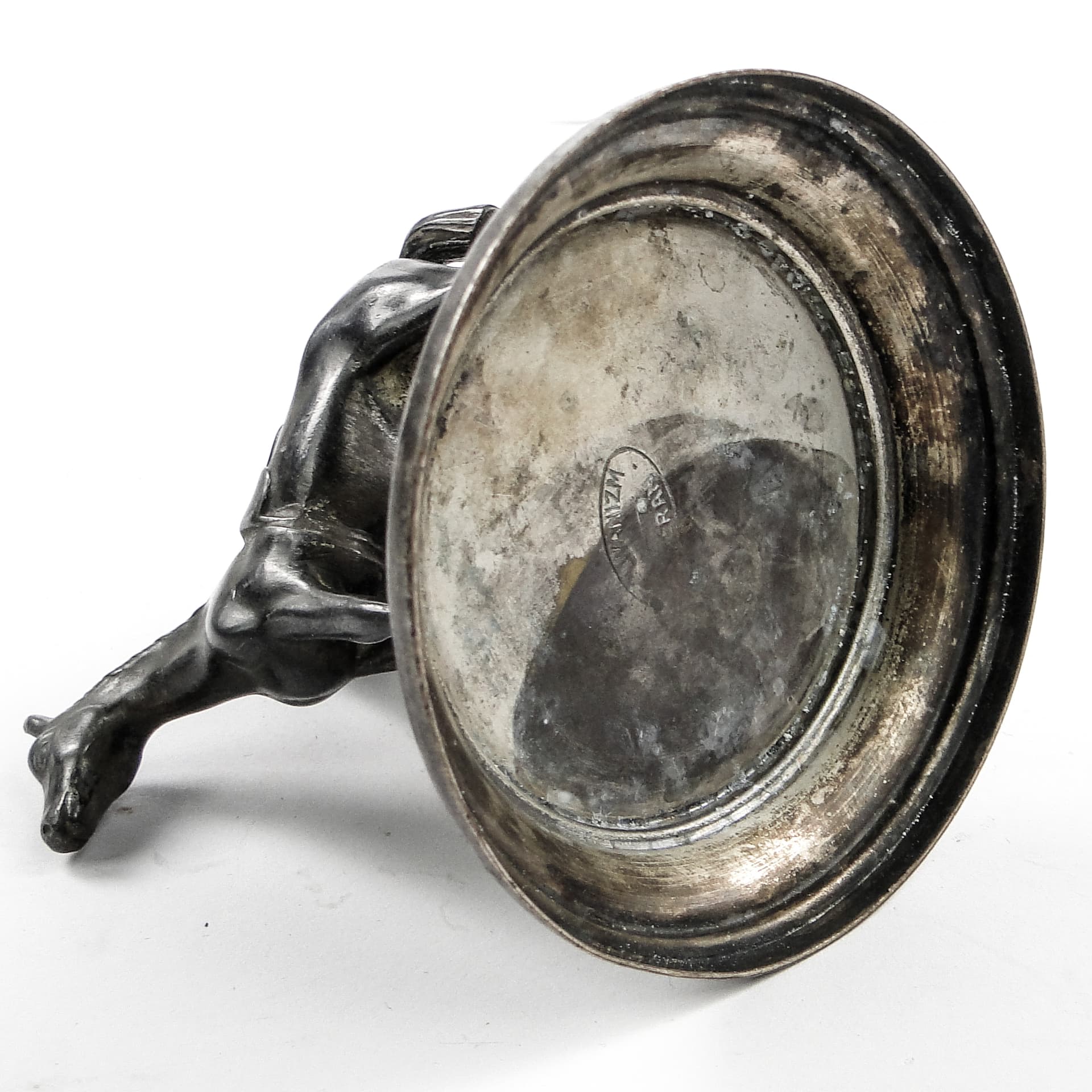 Art Deco figural toothpick holder, metal, Poland, 1920s. - 105367