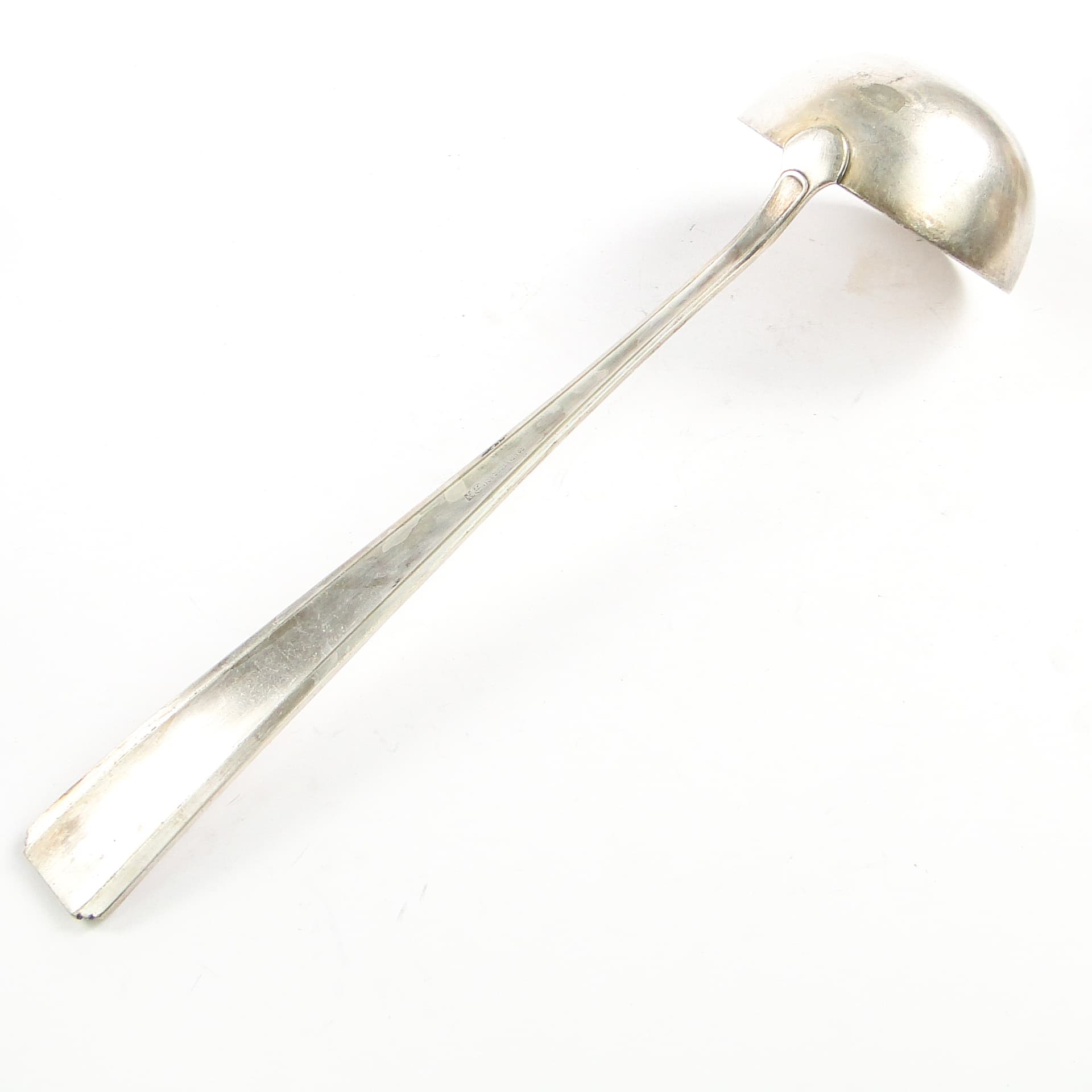 Art Nouveau soup ladle, silver-plated alpacca, Kummer, Poland, 1920s. - 105460