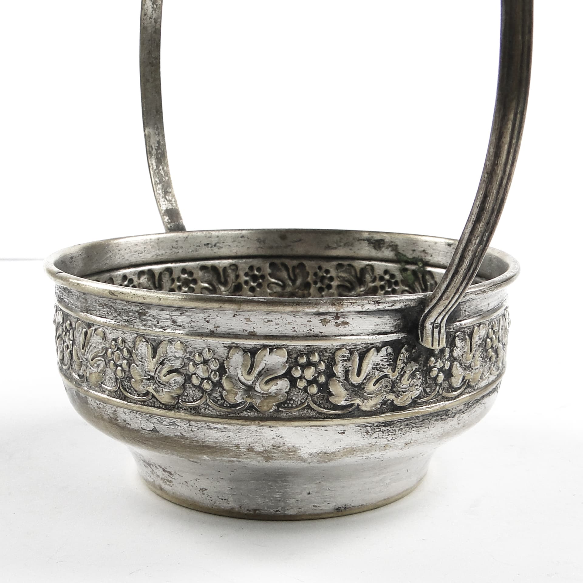 Cukiernica Secesja, metal srebrzony, Szwecja, początek XX w. - 105518