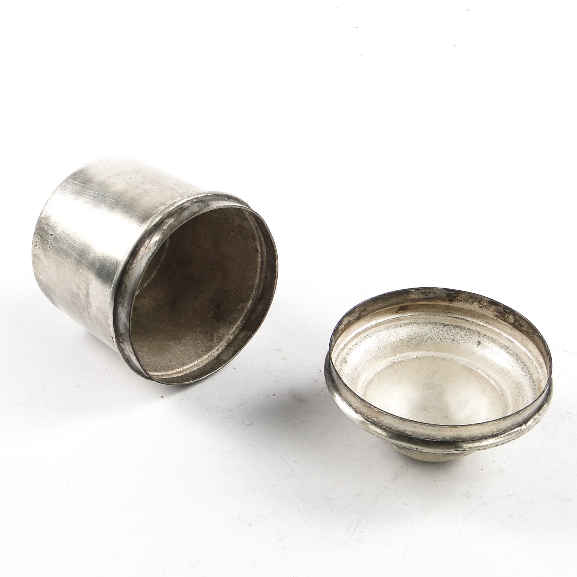 Pigularz eklektyczny, mosiądz srebrzony, Bronowski, Polska, XIX w. - 105653