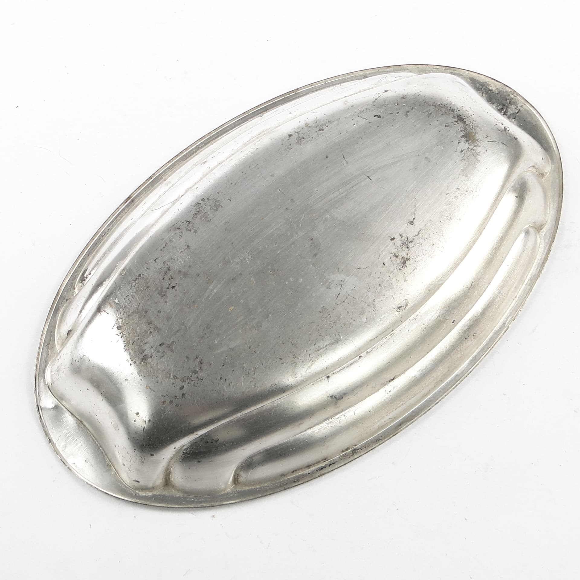 Patera Art Deco, mosiądz srebrzony, WMF, Niemcy, lata 30. - 105754