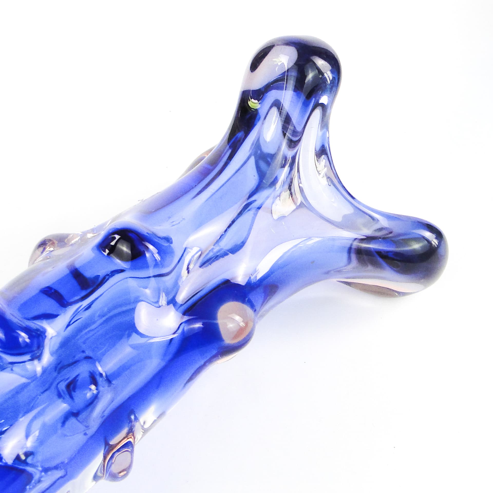 Wazon mid-century modern, szkło, proj. J. Hospodka, Czechosłowacja, lata 60. - 105854