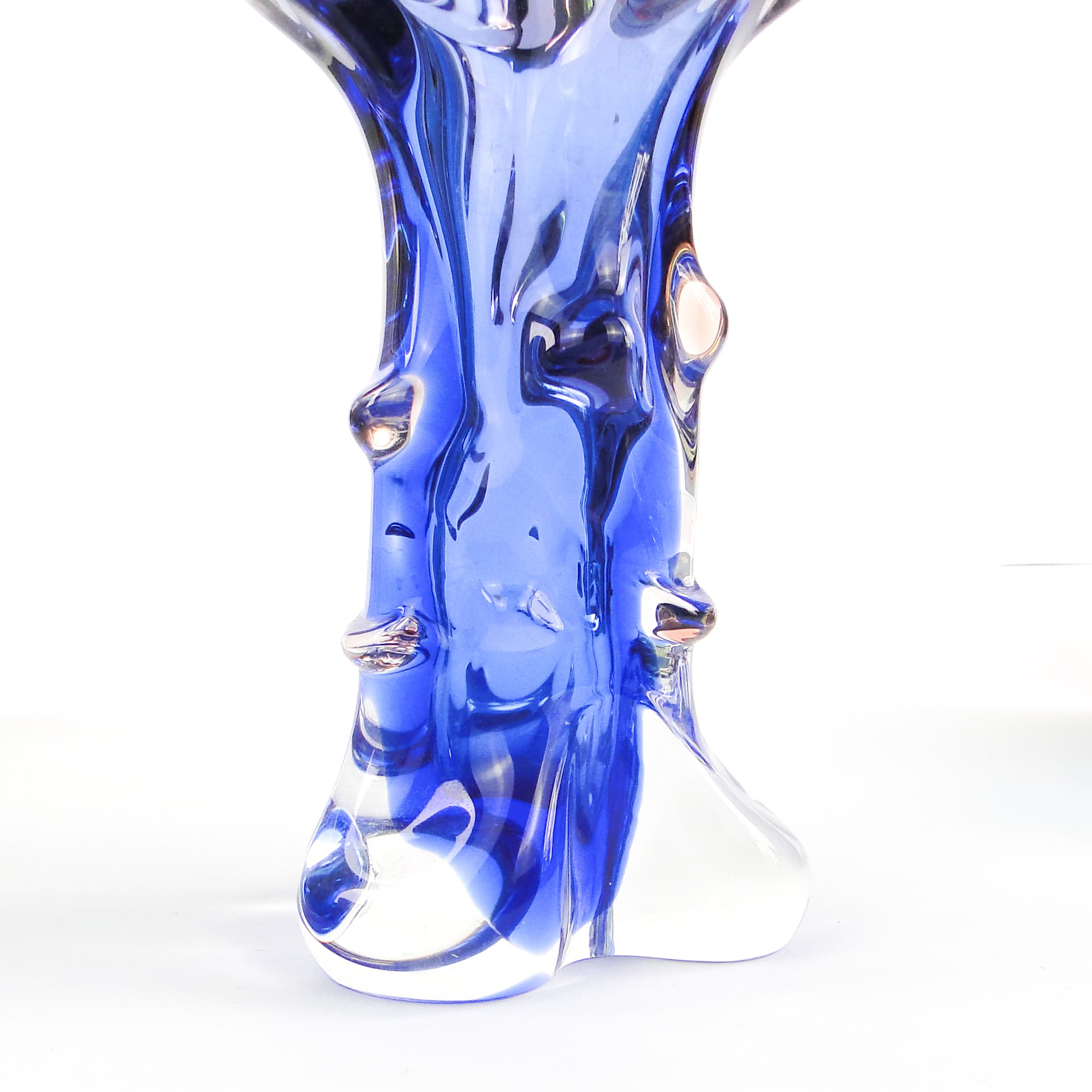 Wazon mid-century modern, szkło, proj. J. Hospodka, Czechosłowacja, lata 60. - 105846