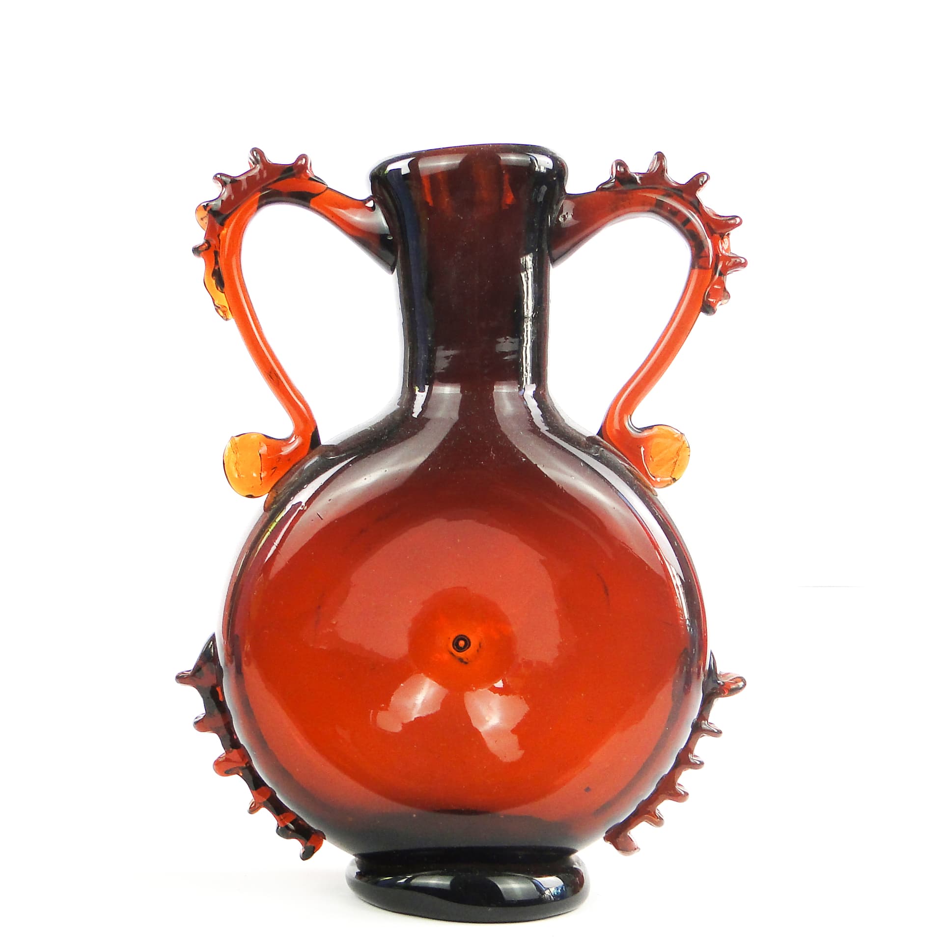 Wazon "Pępek", Krakowski Instytut Szkła, Kraków, proj. Jerzy Słuczan-Orkusz, Polska, lata 70. - 105868