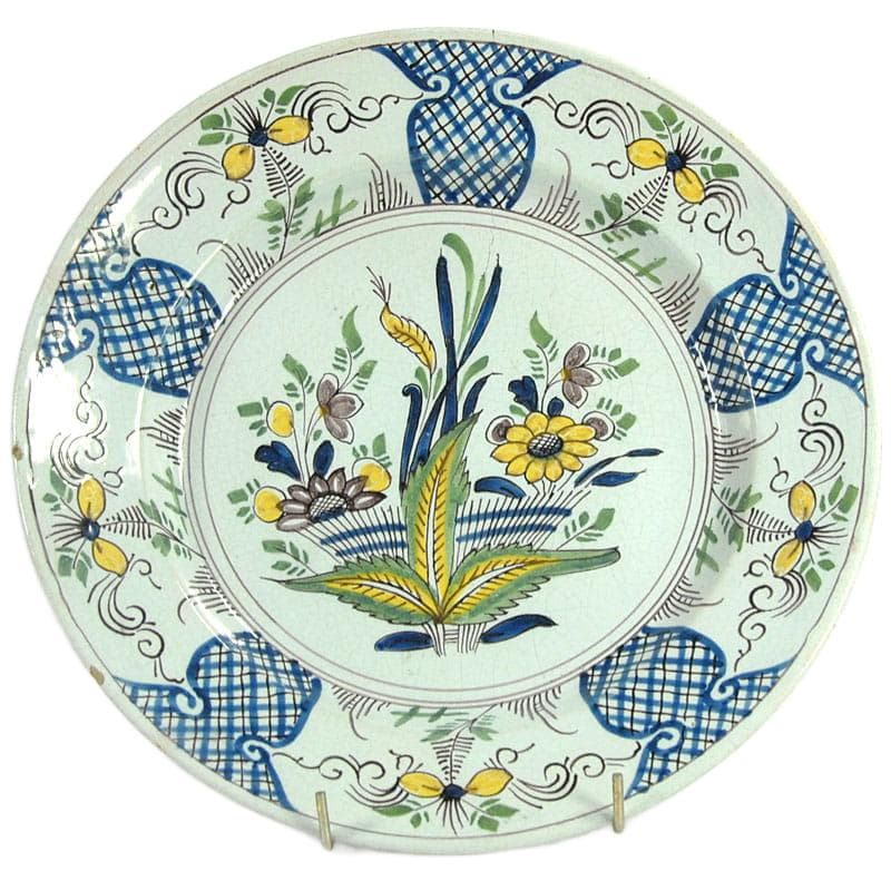 Faience Plate, Desevres, France, 19th c. - 7466