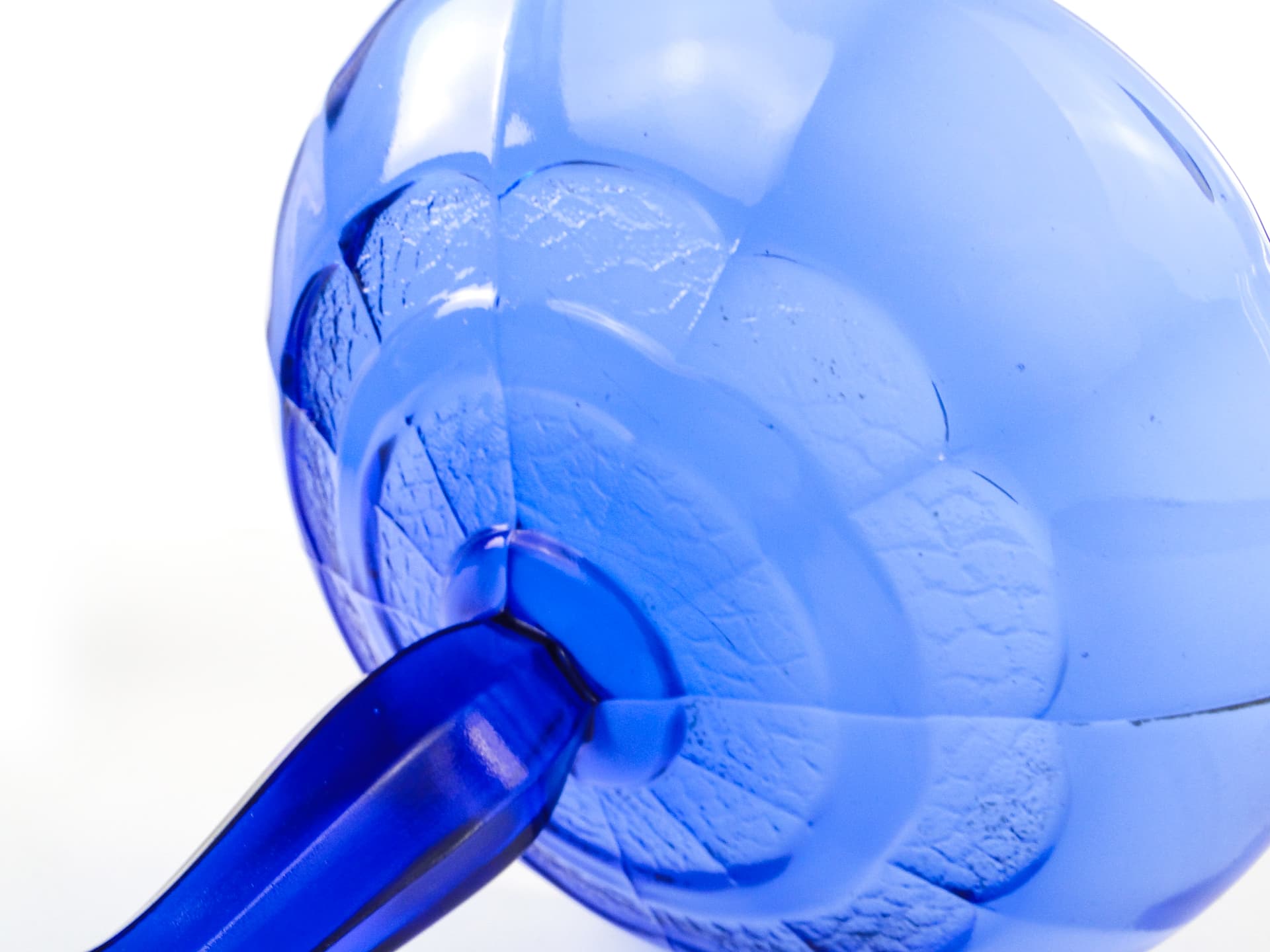 Patera Art Deco, szkło prasowane, Ząbkowice, Polska, lata 50. - 106159