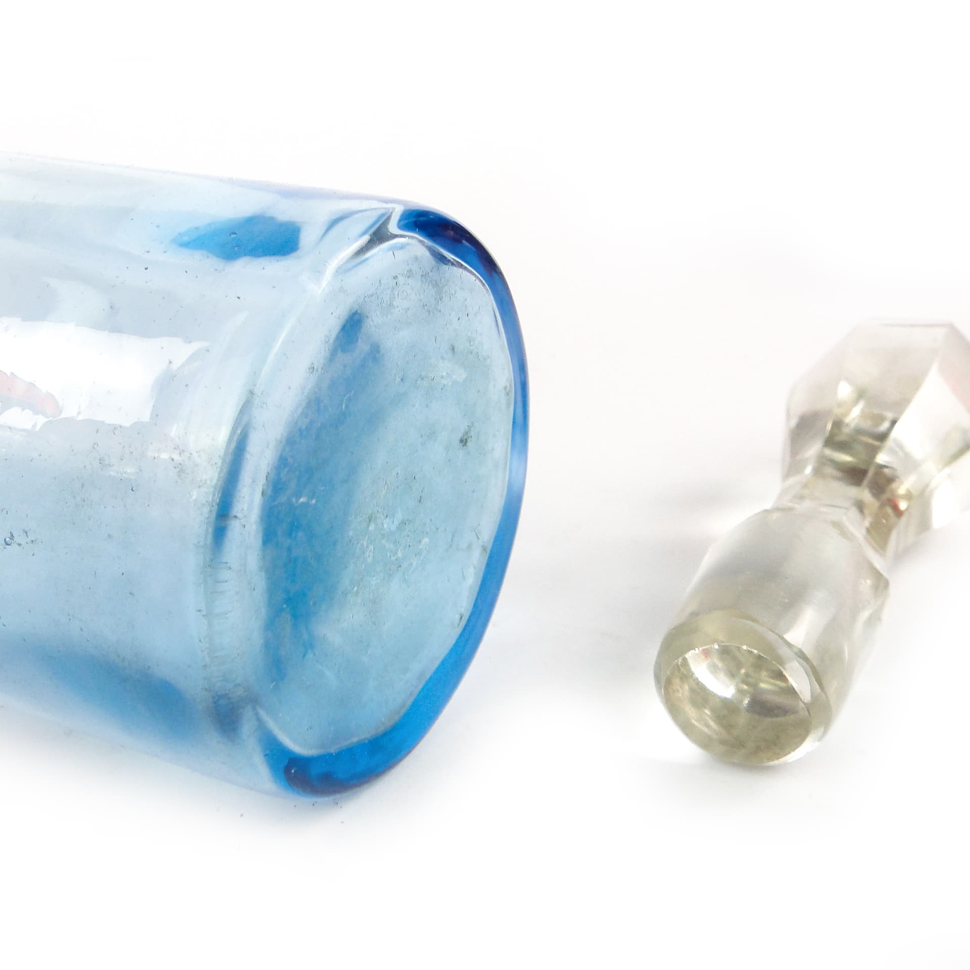 Karafka, Art Nouveau, szkło, Francja, początek XX w. - 106199