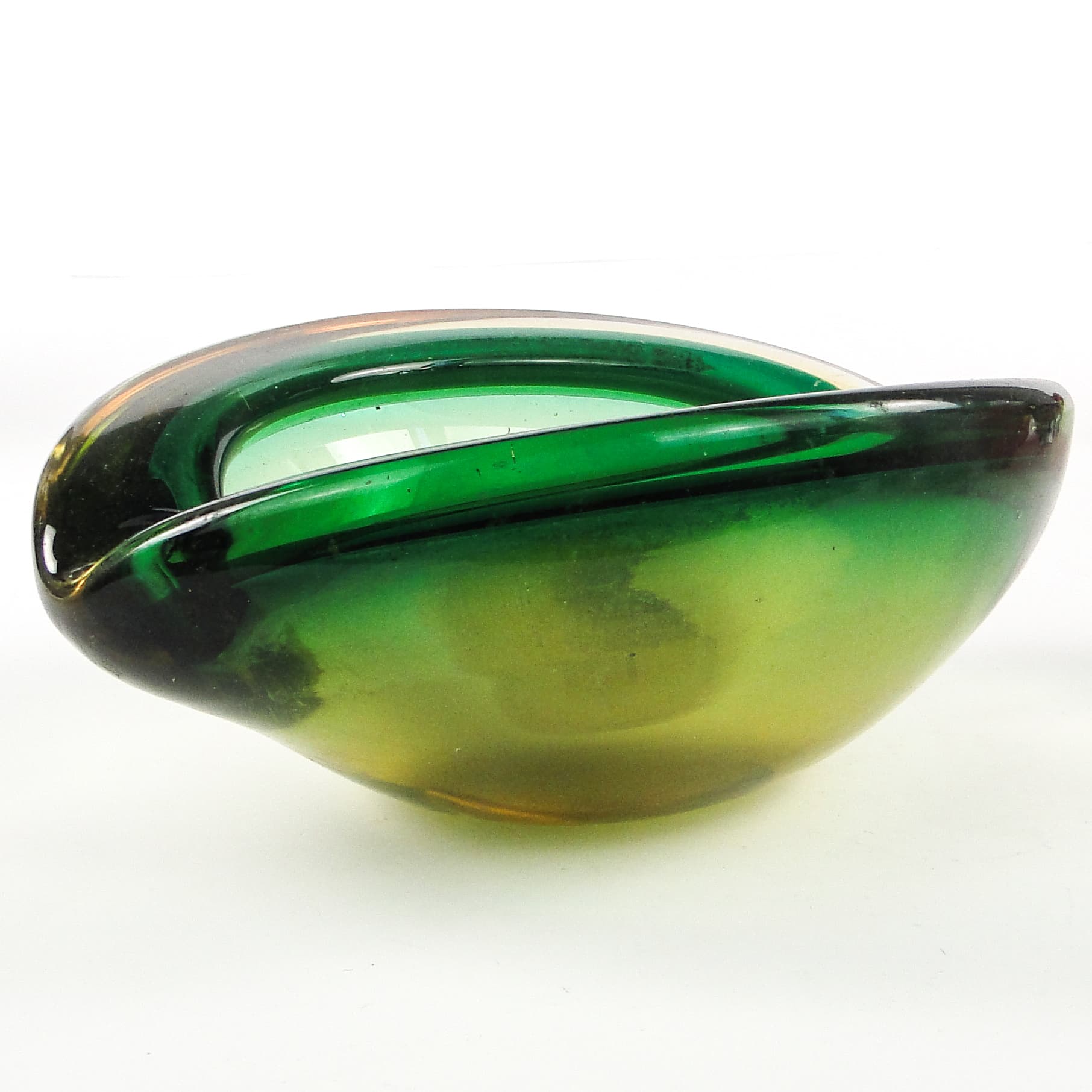 Przybornik Sommerso Mid-century Modern, szkło, Murano, Włochy, lata 50. - 106235