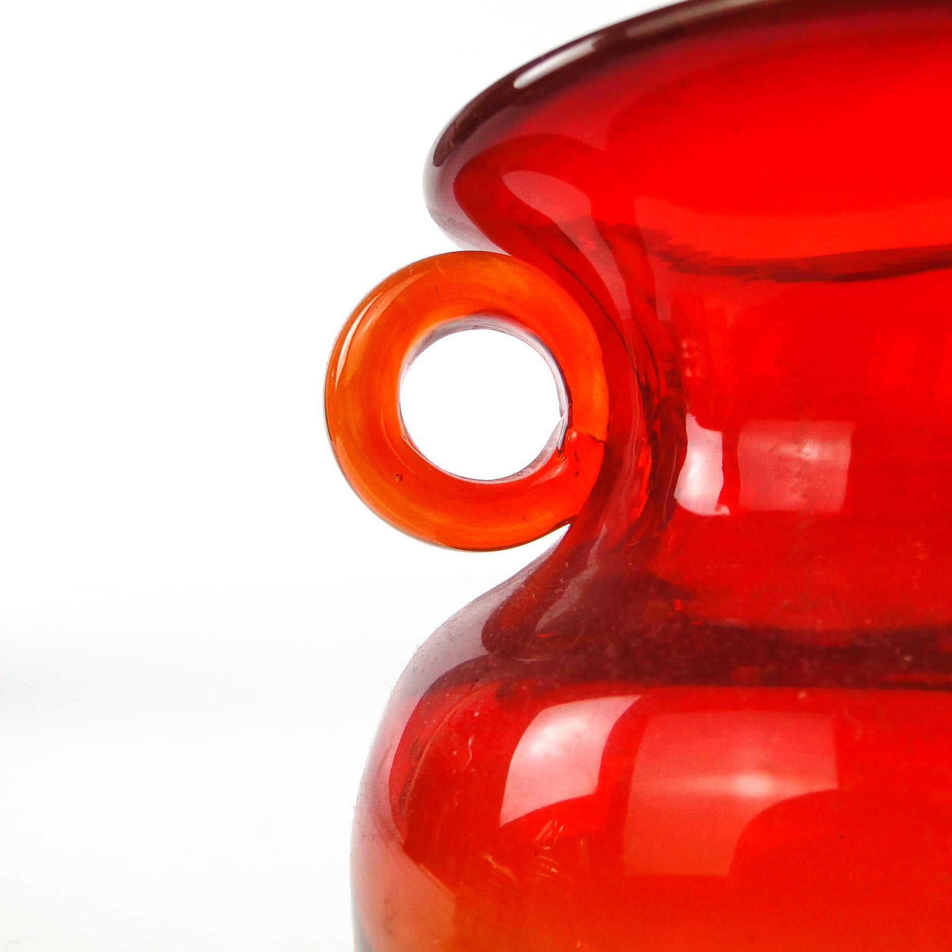 Wazon Mid-century modern, szkło, proj. J. Słuczan-Orkusz, Polska, lata 70. - 106441