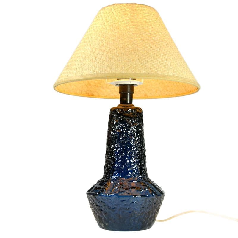 Szklana lampa stołowa, proj. G. Augustsson dla Ruda Glasbruk, Szwecja, lata 60. - 7441