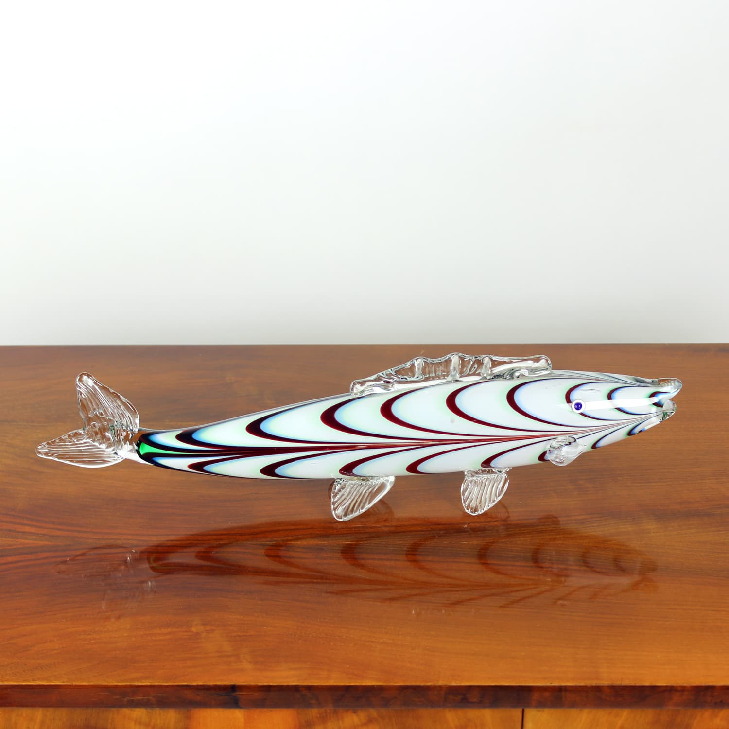 Rzeźba ryba, multikolor, szkło, Czechosłowacja, lata 60. - 106559