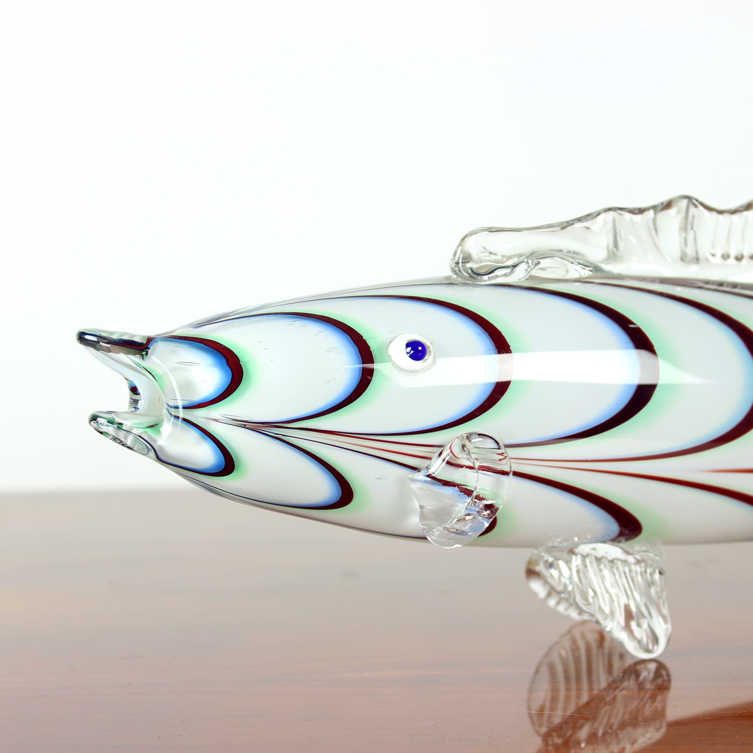 Rzeźba ryba, multikolor, szkło, Czechosłowacja, lata 60. - 106564