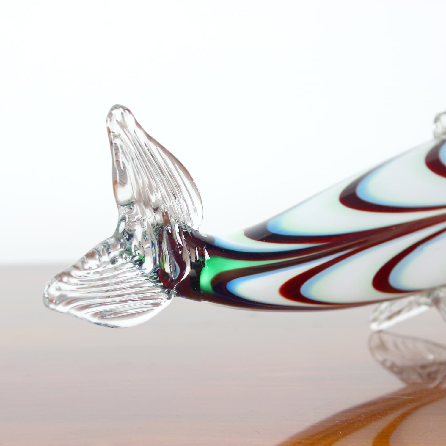 Rzeźba ryba, multikolor, szkło, Czechosłowacja, lata 60. - 106560