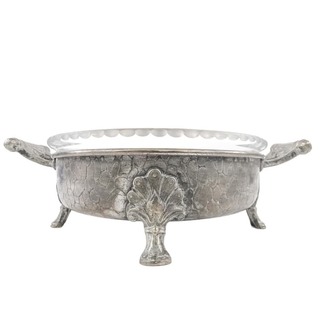 Eclectic Serving Dish, silver-plated brass, WMF, Germany, 19th c. - DIMENSION