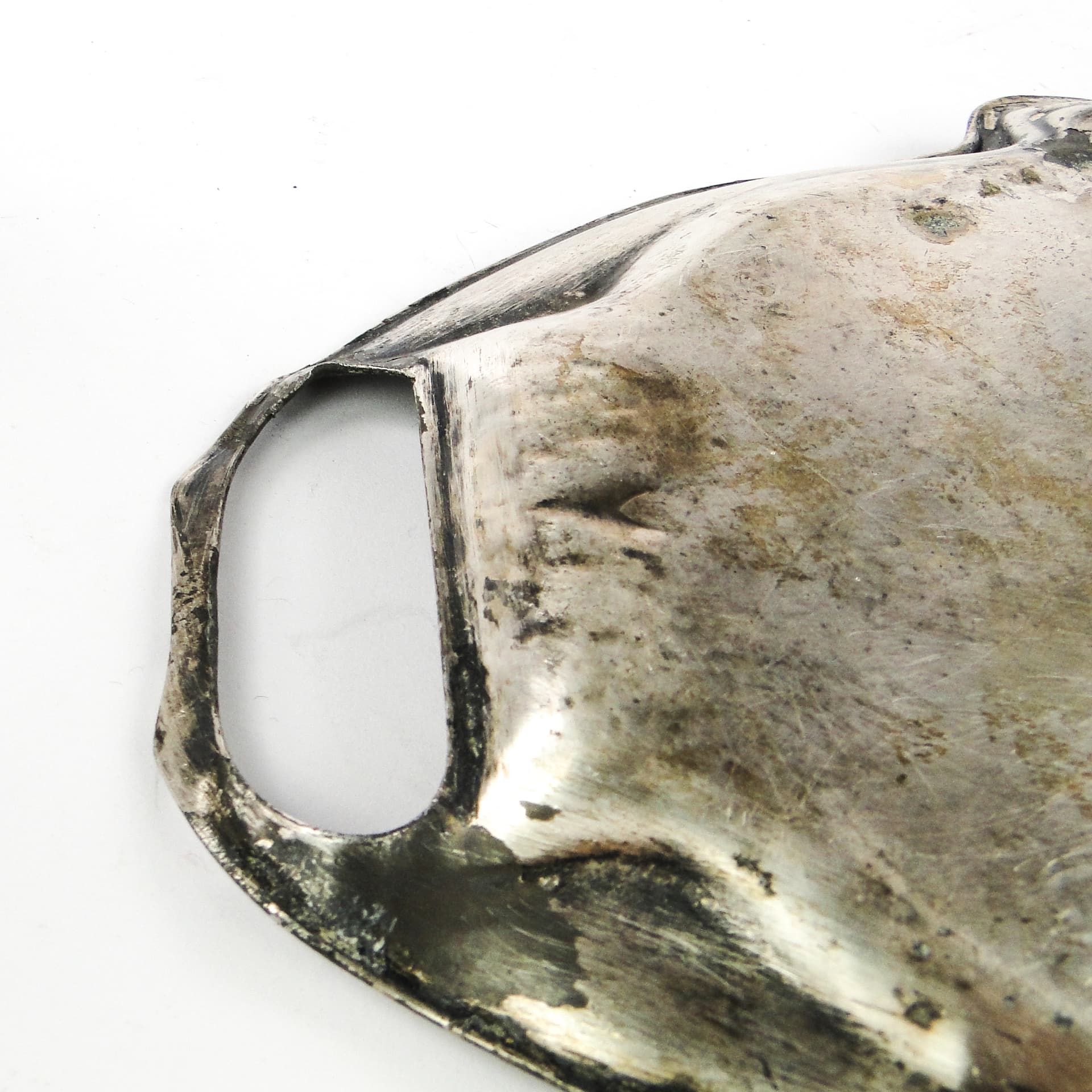 Taca secesyjna, cyna srebrzona, Austria, początek XX w. - 106771