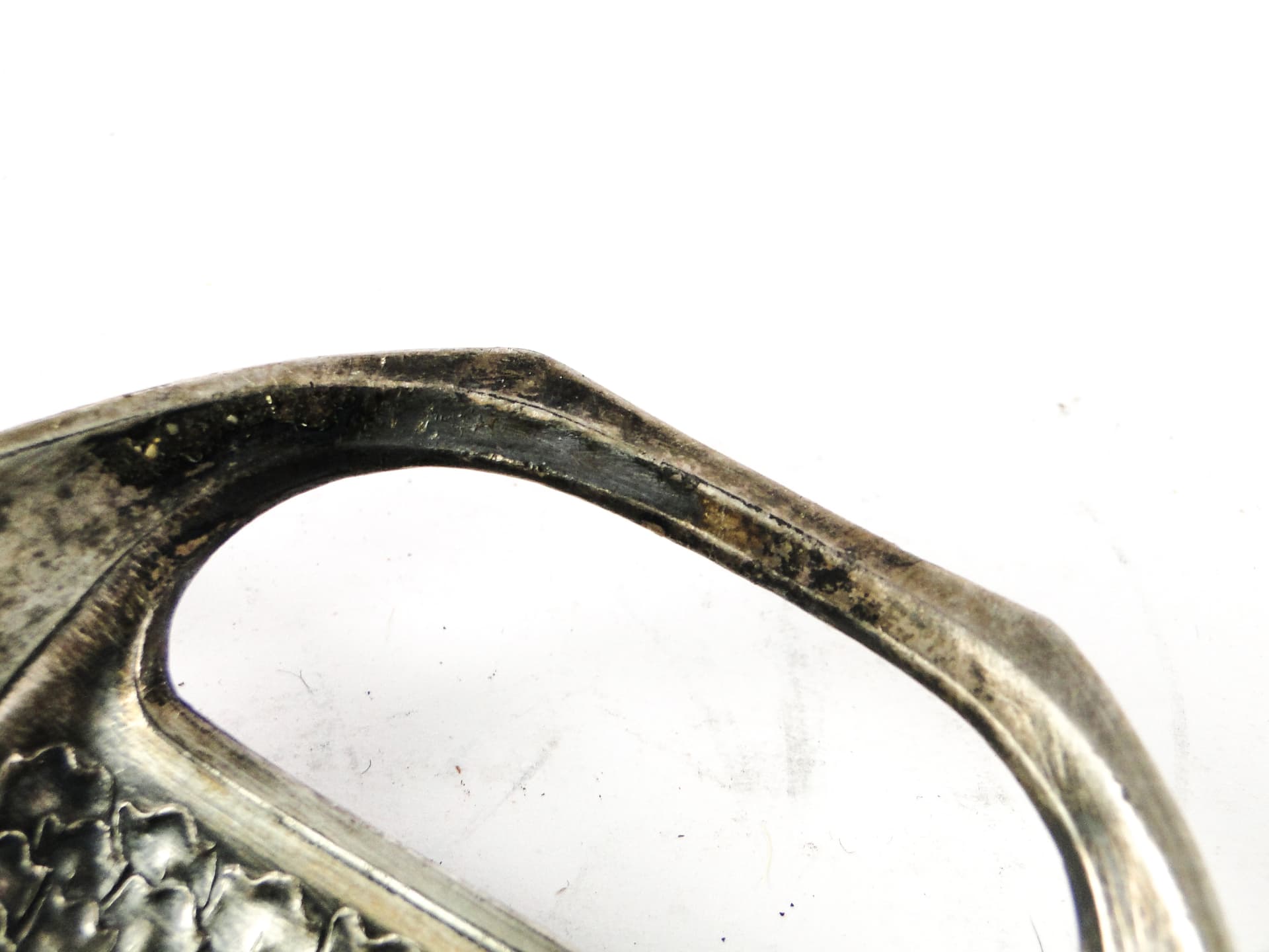 Taca secesyjna, cyna srebrzona, Austria, początek XX w. - 106767