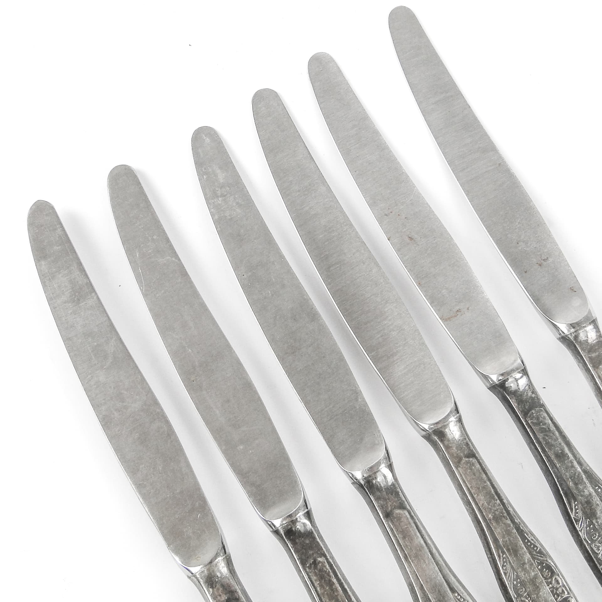 Zestaw noży stołowych Modernizm, stal, Polska, lata 70. - 106898