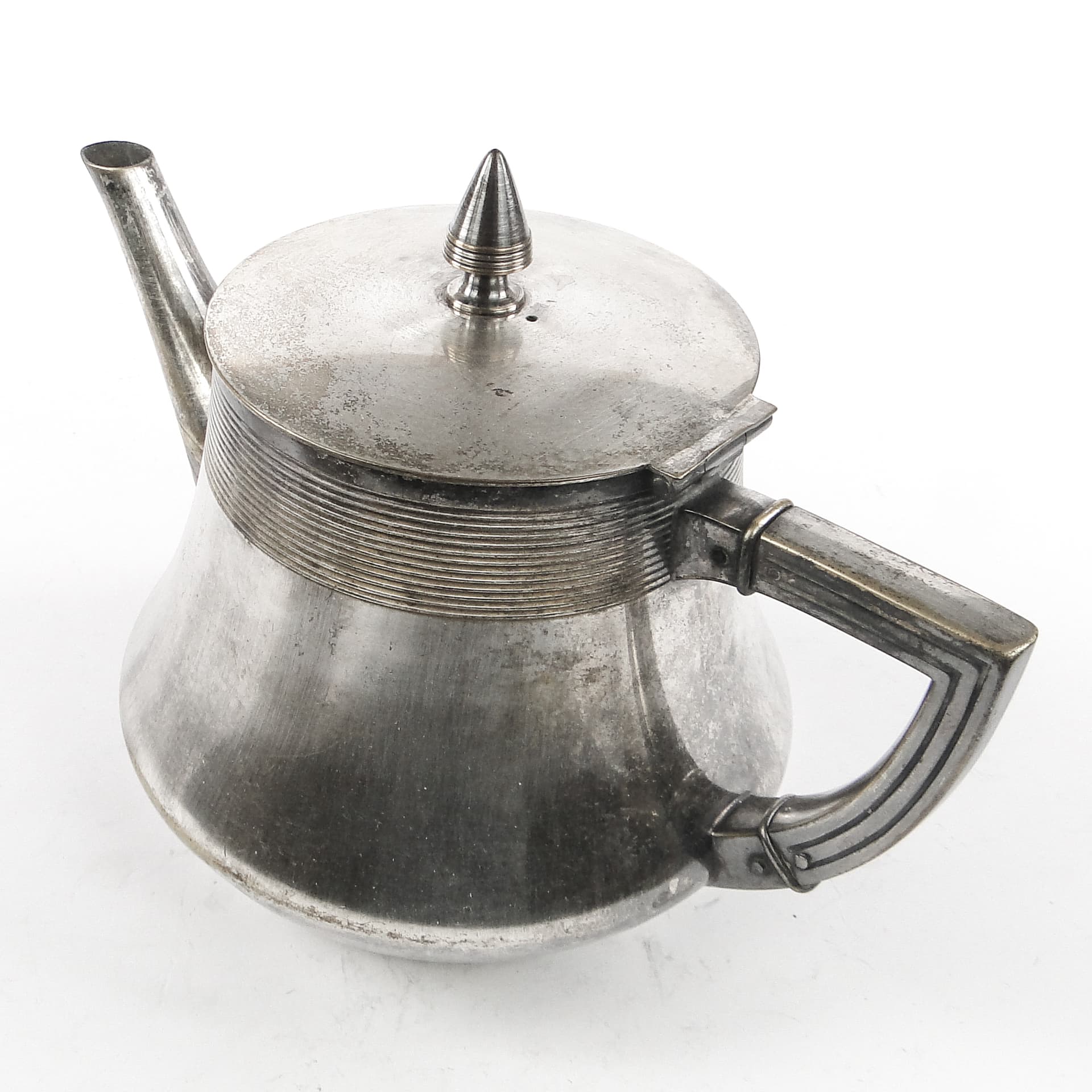 Teapot, Art Nouveau, silver-plated brass, WMF, Germany, early 20th c. - 106914