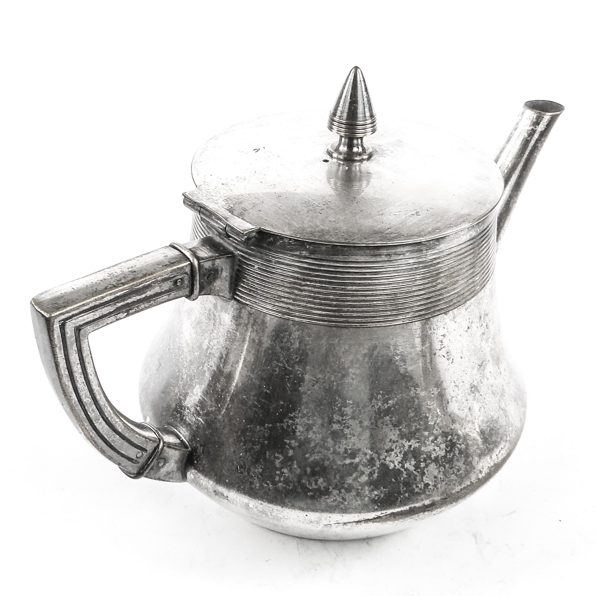 Teapot, Art Nouveau, silver-plated brass, WMF, Germany, early 20th c. - 106915