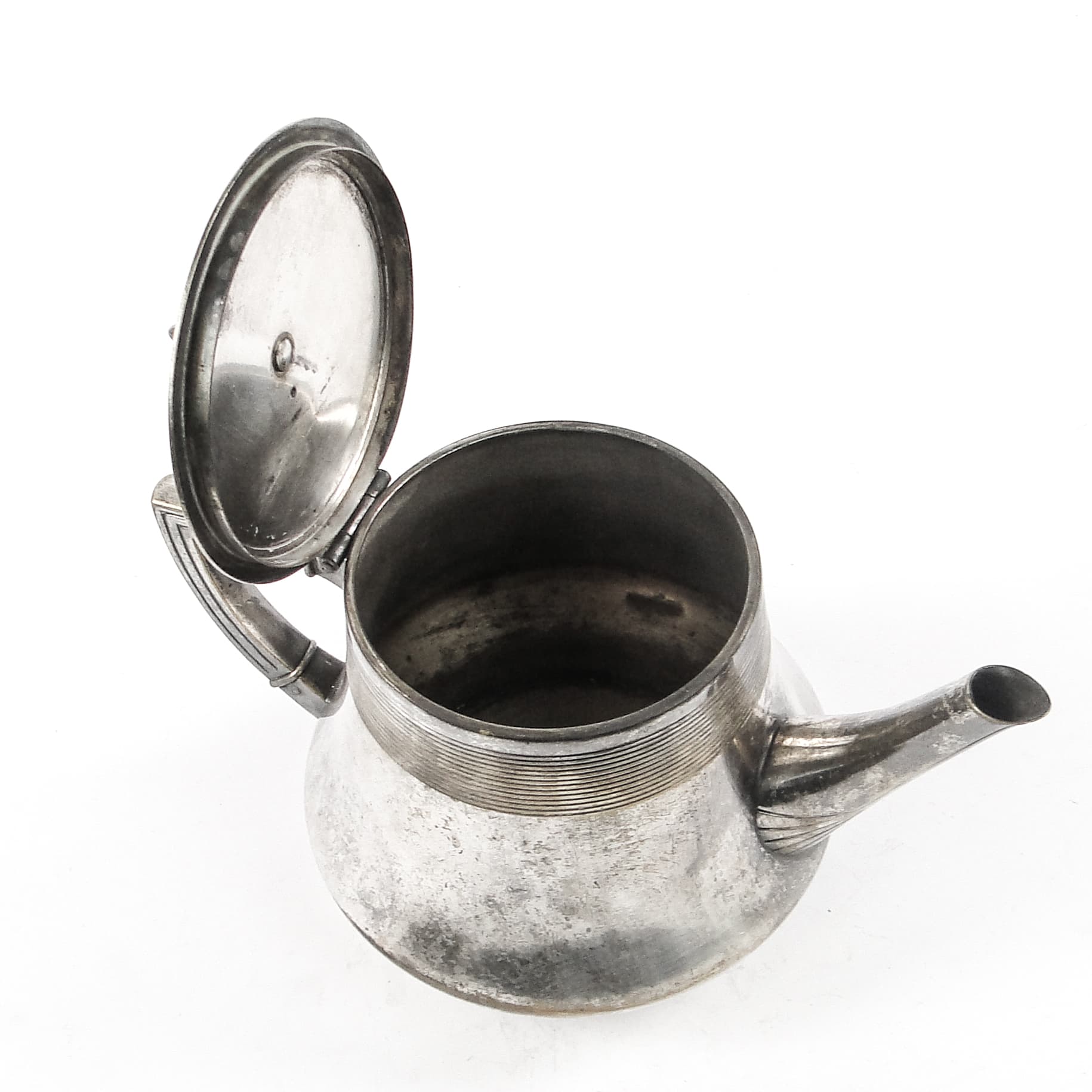Teapot, Art Nouveau, silver-plated brass, WMF, Germany, early 20th c. - 106920