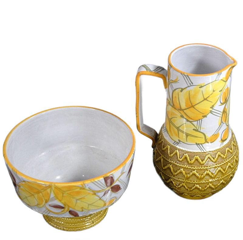 Zestaw ceramiczny, Fratelli Fanciullacci, Włochy, lata 60. - 7497