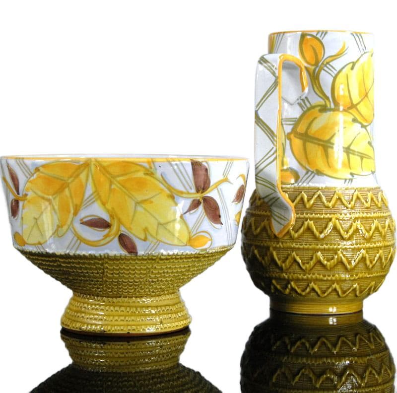 Zestaw ceramiczny, Fratelli Fanciullacci, Włochy, lata 60. - 7493