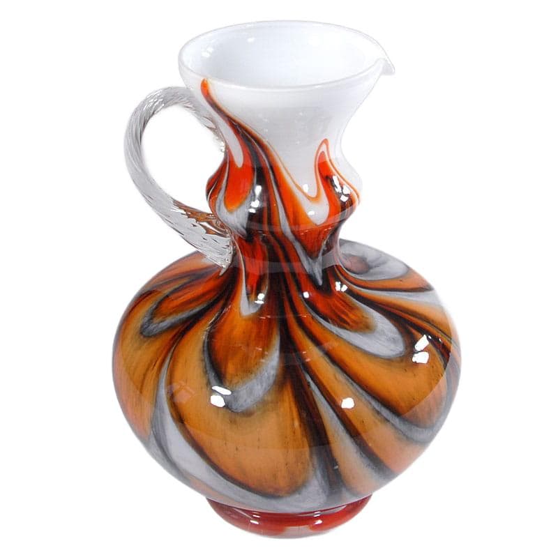 Szklany wazon opalina, Stelvia, Włochy, lata 60. - 7543