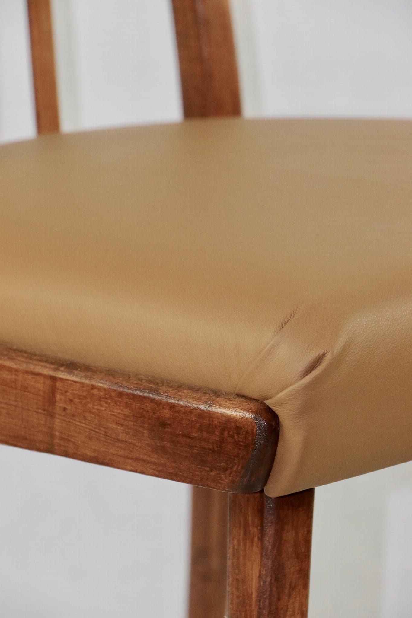 Chair Loft, camel brown, natural leather, 1960s. - 107361