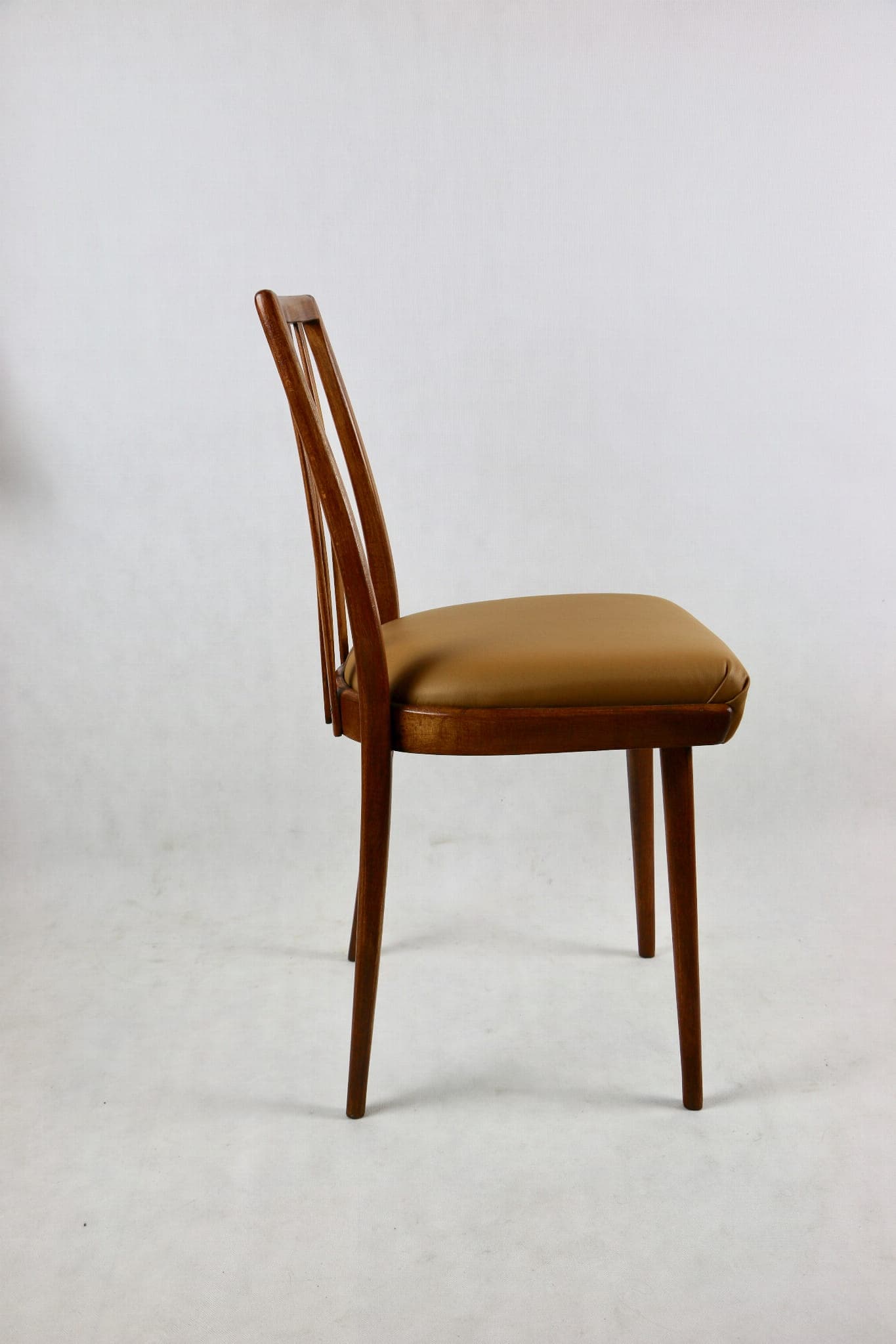 Chair Loft, camel brown, natural leather, 1960s. - 107367
