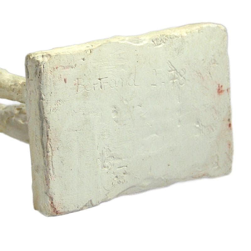 Beżowa rzeźba z patynowanego gipsu, Belgia, lata 70. - 7534