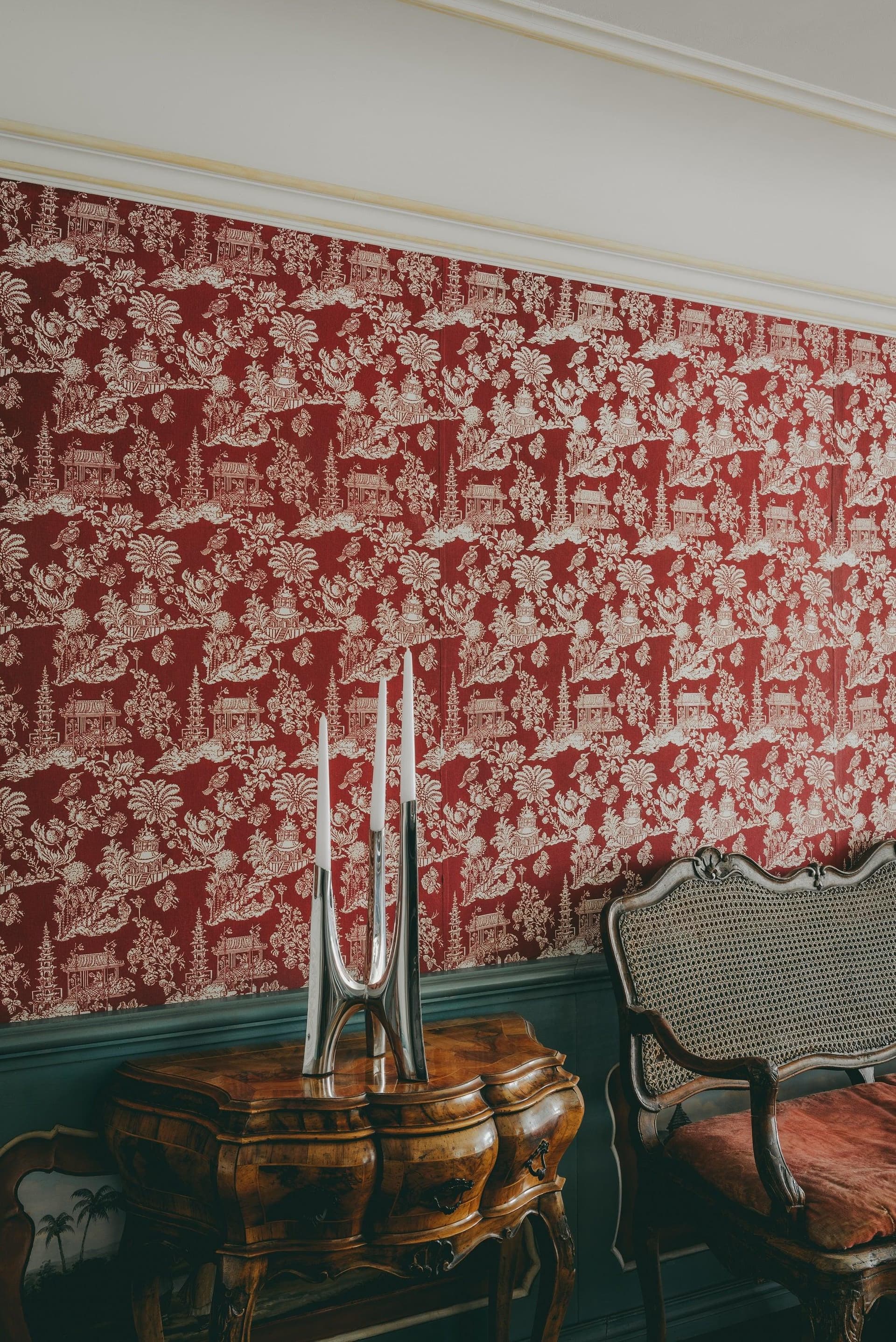 Świecznik TRIGLAV srebrny 41 cm, Zieta Studio - 122618