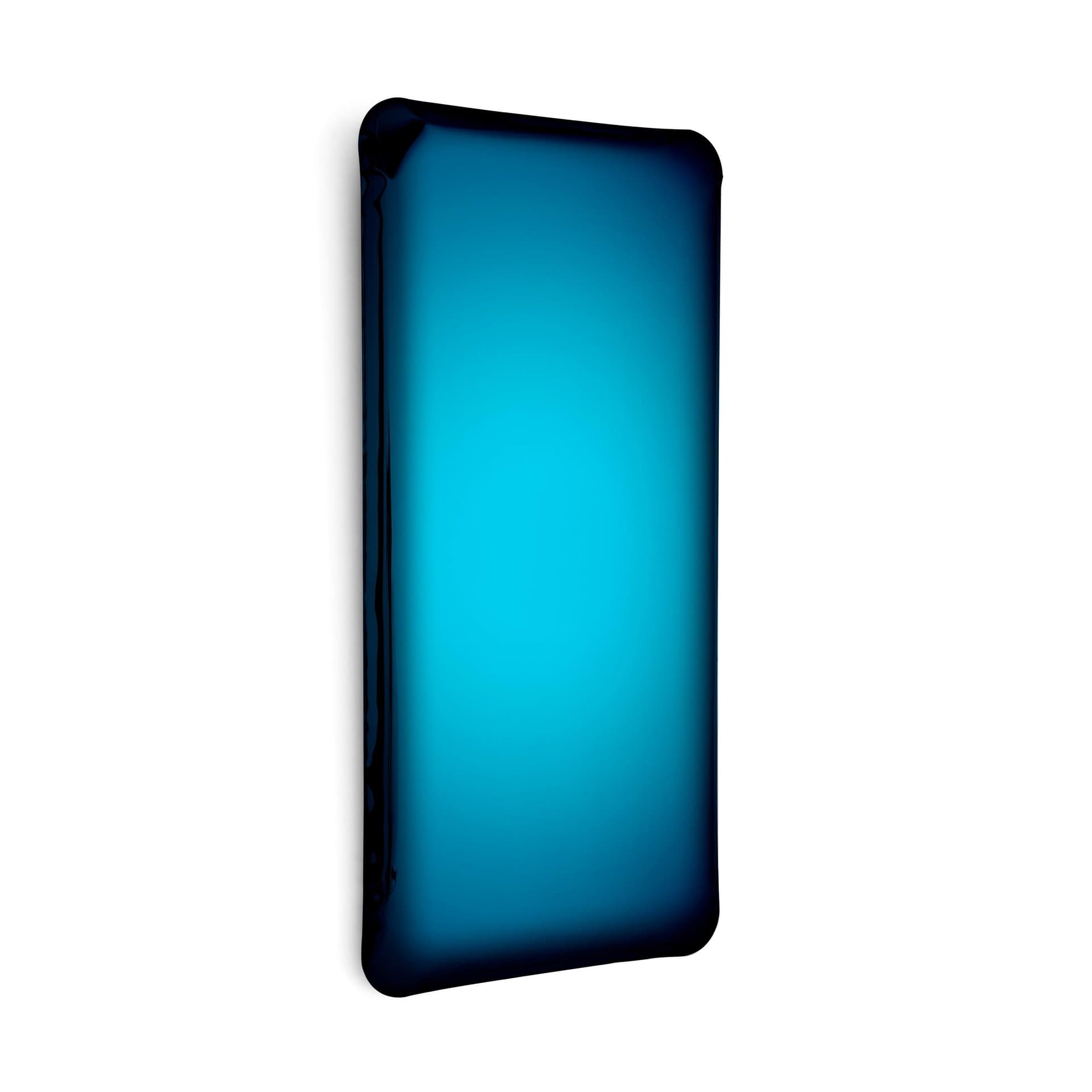 Lustro ścienne TAFLA Q niebieskie 120 cm, Zieta Studio - 122605
