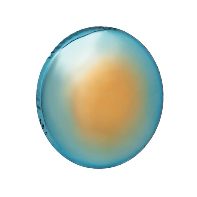 Lustro ścienne OKO Transitions turkusowo-złote 95 cm, Zieta Studio - WYMIARY