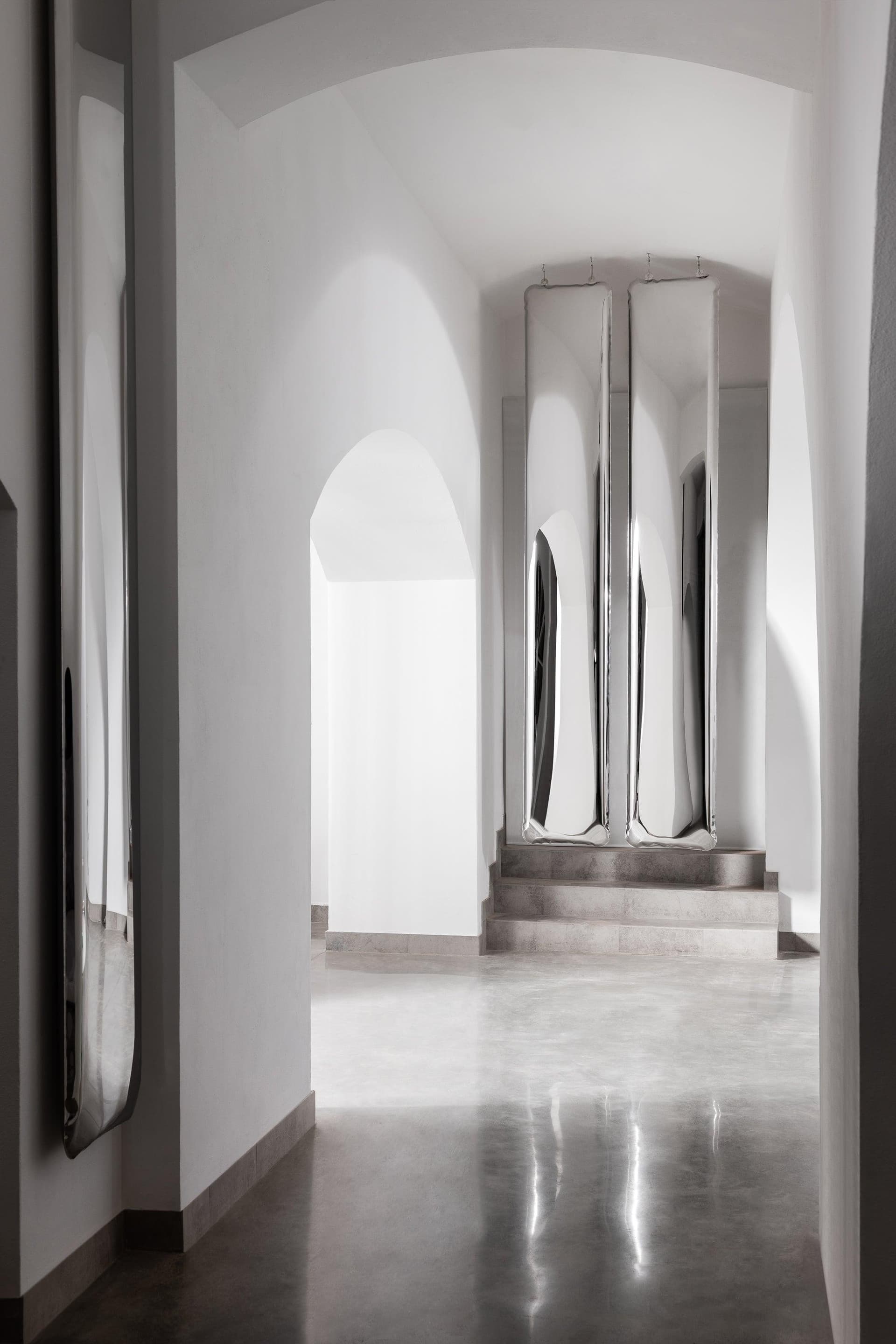 Lustro ścienne TAFLA IQ srebrne, Zieta Studio - 122274