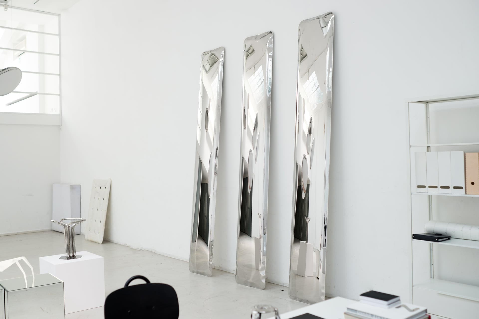 Lustro ścienne TAFLA IQ srebrne, Zieta Studio - 122272