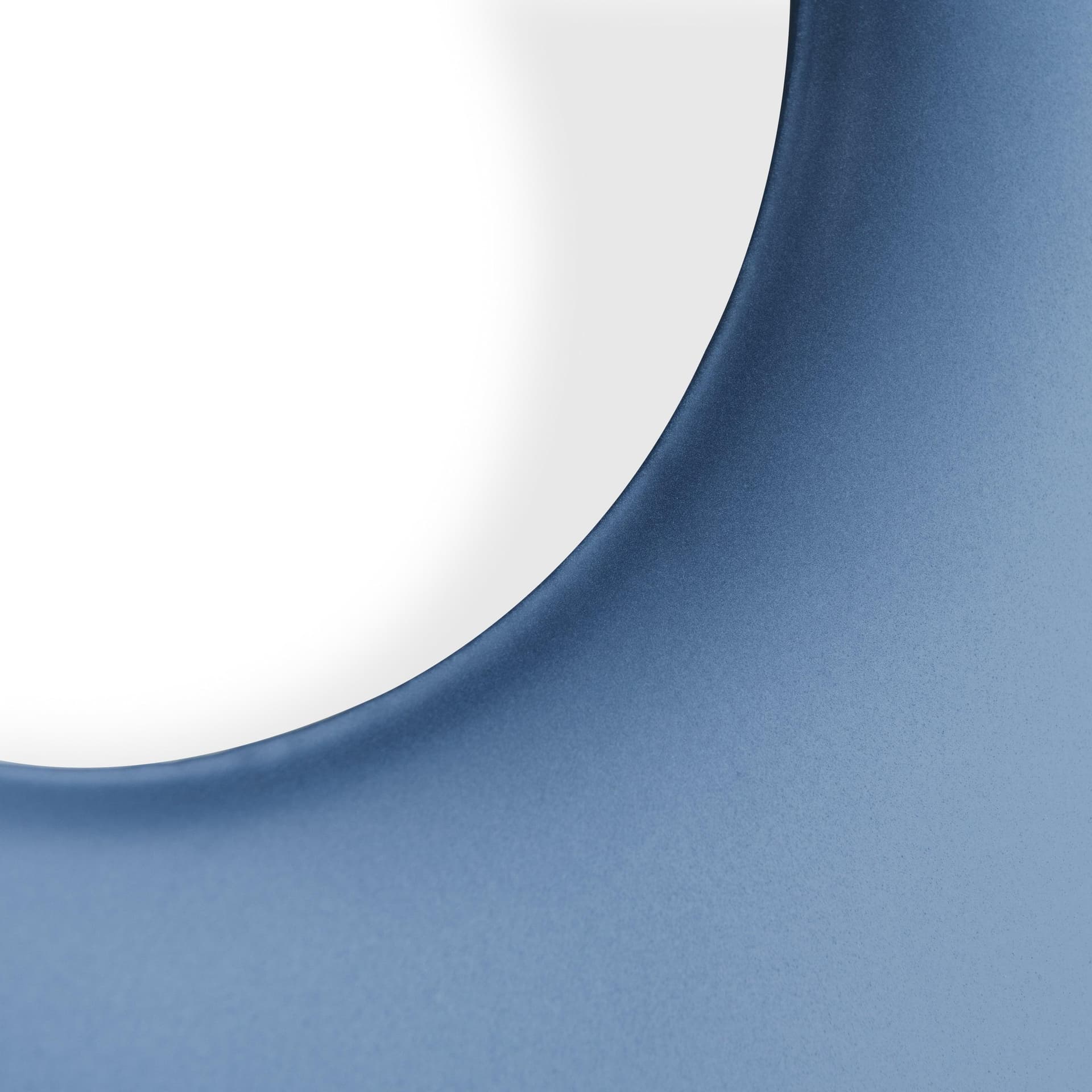 Lustro ścienne RONDO mat niebieskie 120 cm, Zieta Studio - 122187