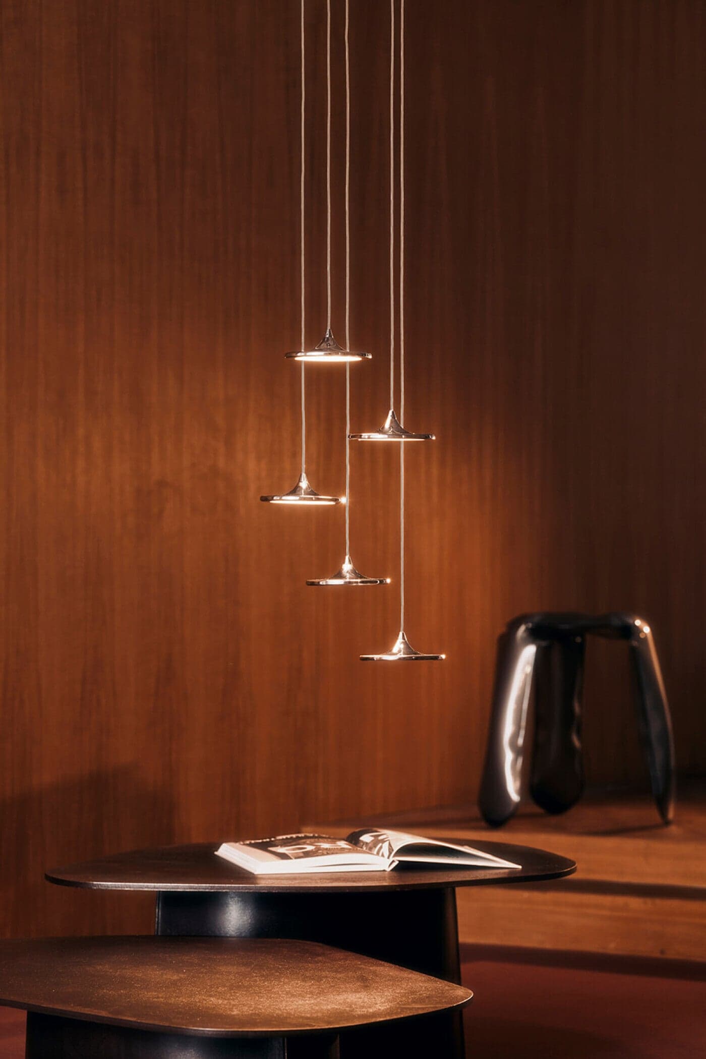 Zestaw trzech lamp wiszących LUNA, 3000K, Zieta Studio - 121957