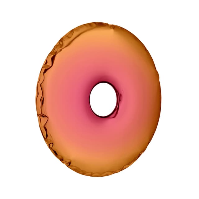 Lustro ścienne RONDO Transitions pomarańczowo-różowe 200 cm, Zieta Studio - WYMIARY