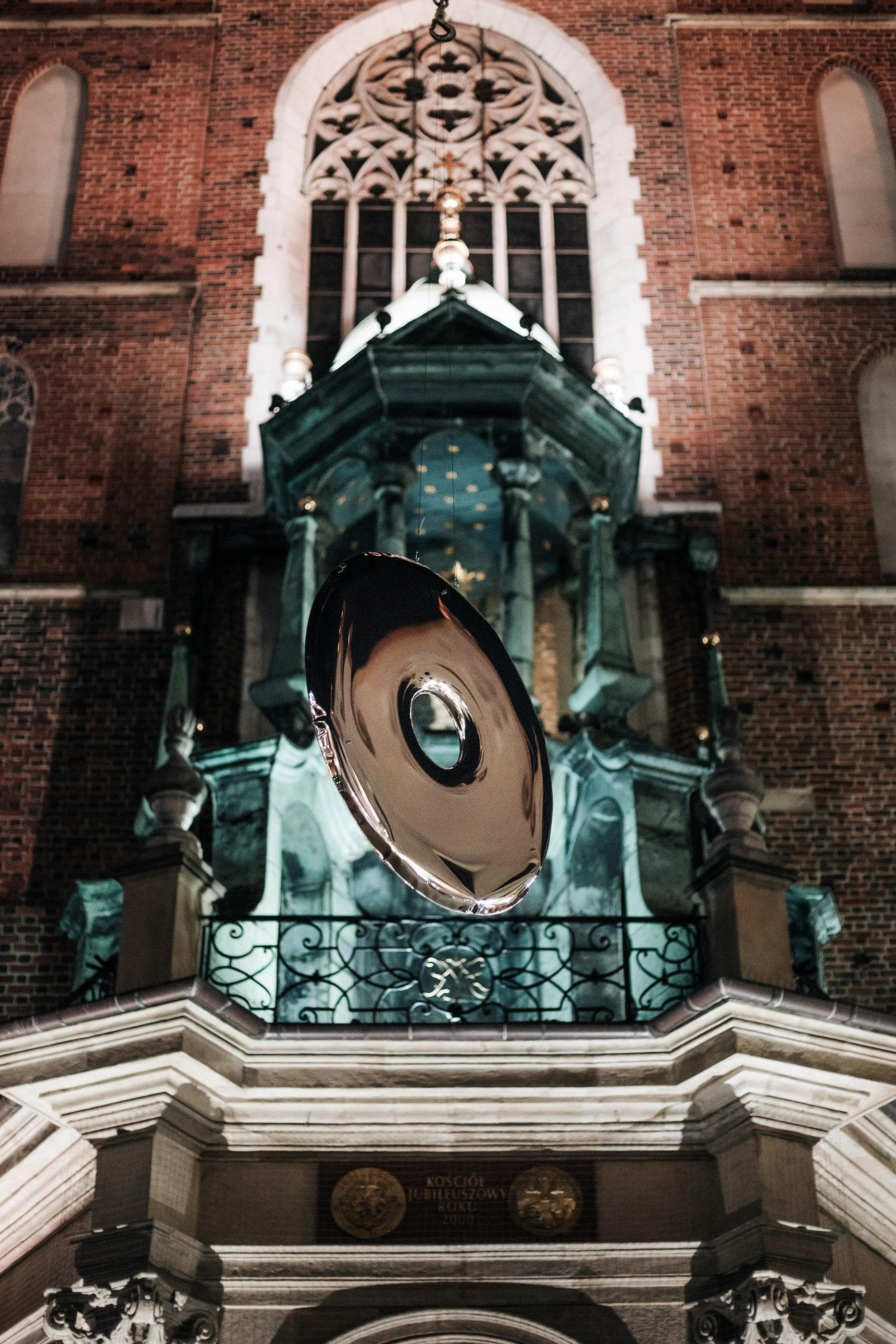 Lustro RONDO inox, srebrne, 200 cm, Zieta Studio - 121715