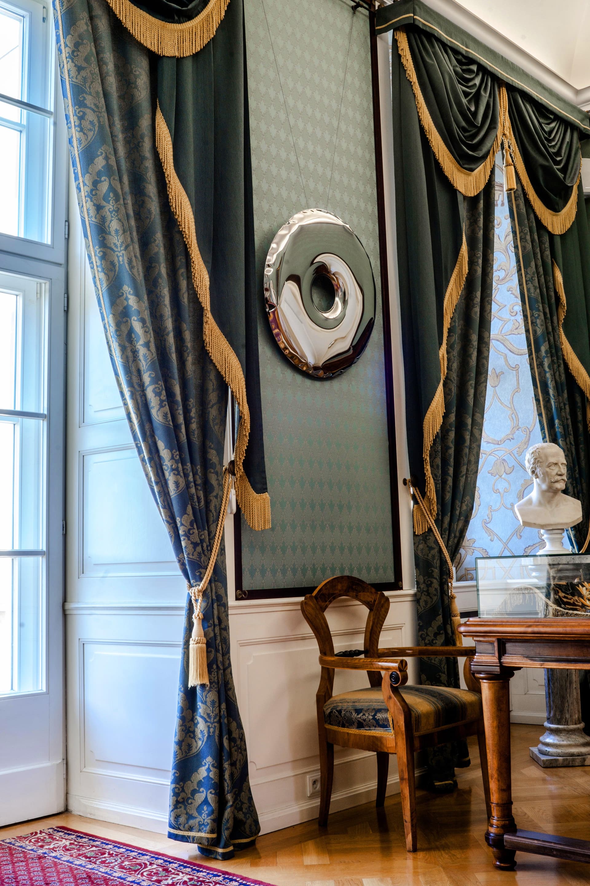 Lustro RONDO inox, srebrne, 200 cm, Zieta Studio - 121698