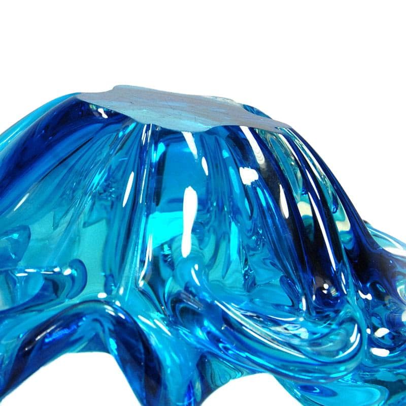 Turquoise-Blue Murano Glass Bowl, Italy, 1960s - 7610