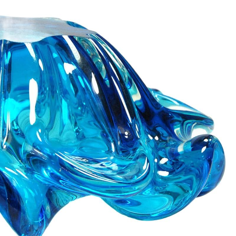 Turquoise-Blue Murano Glass Bowl, Italy, 1960s - 7609