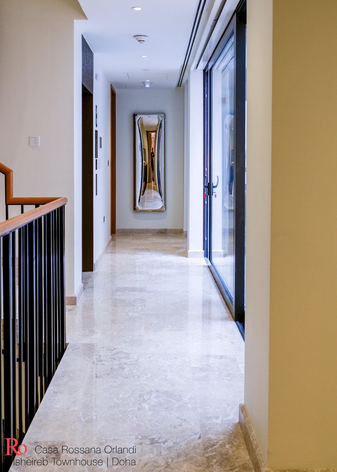 TAFLA Q wall mirror, silver, 180 cm, Zieta Studio - 121016