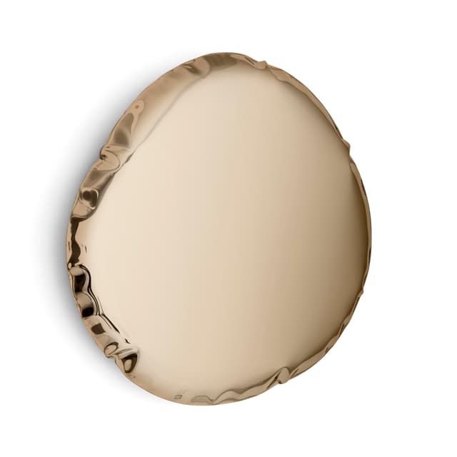 TAFLA O wall mirror, golden, O6, Zieta Studio - DIMENSION